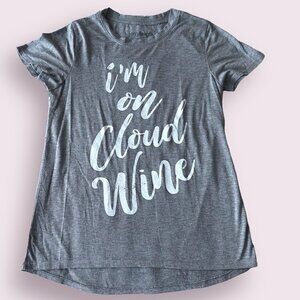 Womens Cloud Wine Tee Shirt